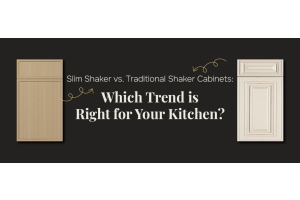 Slim Shaker vs. Traditional Shaker Cabinets: Which Trend is Right for Your Kitchen?