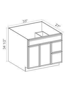 Slim Shaker White - V3321TDR